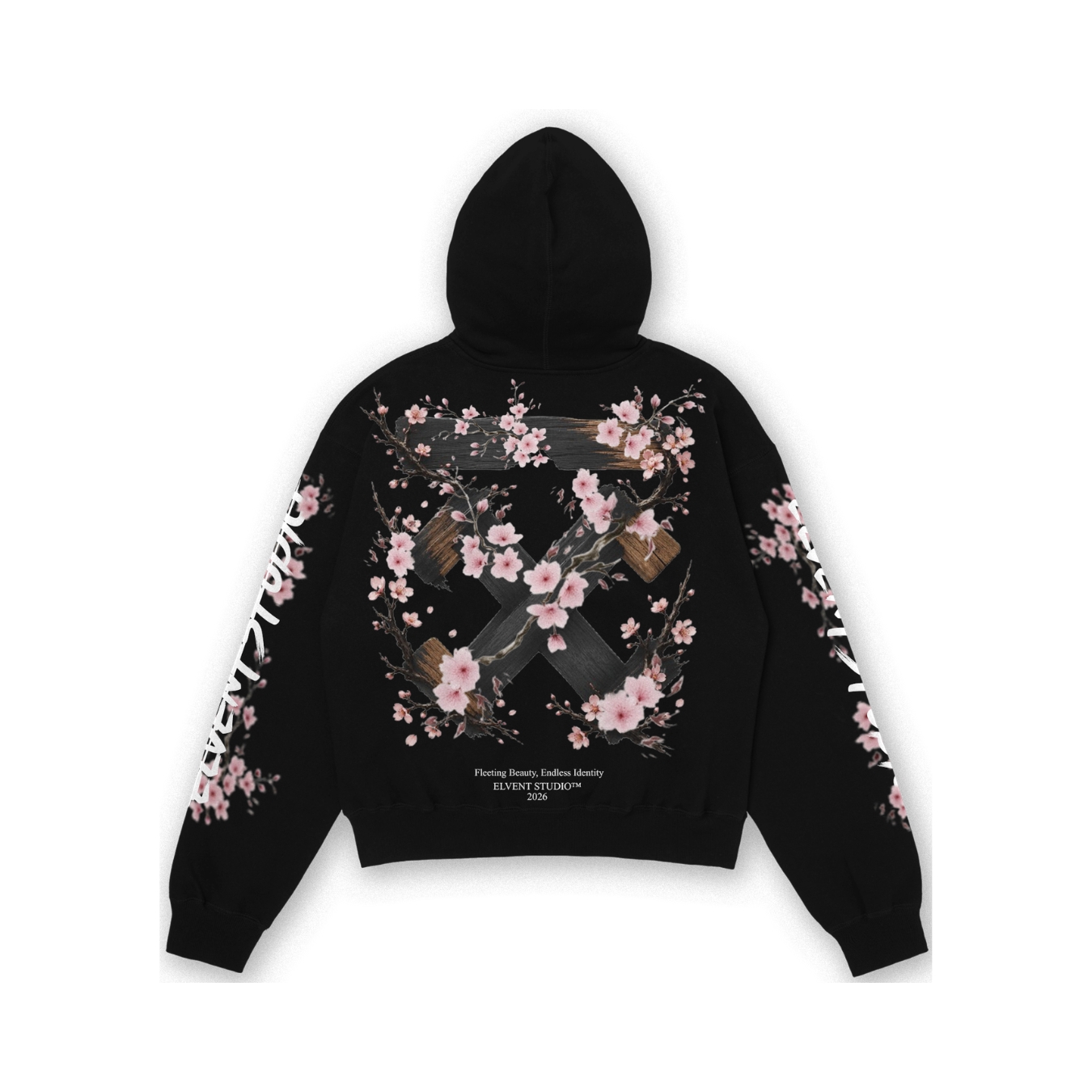 hoodie sakura black