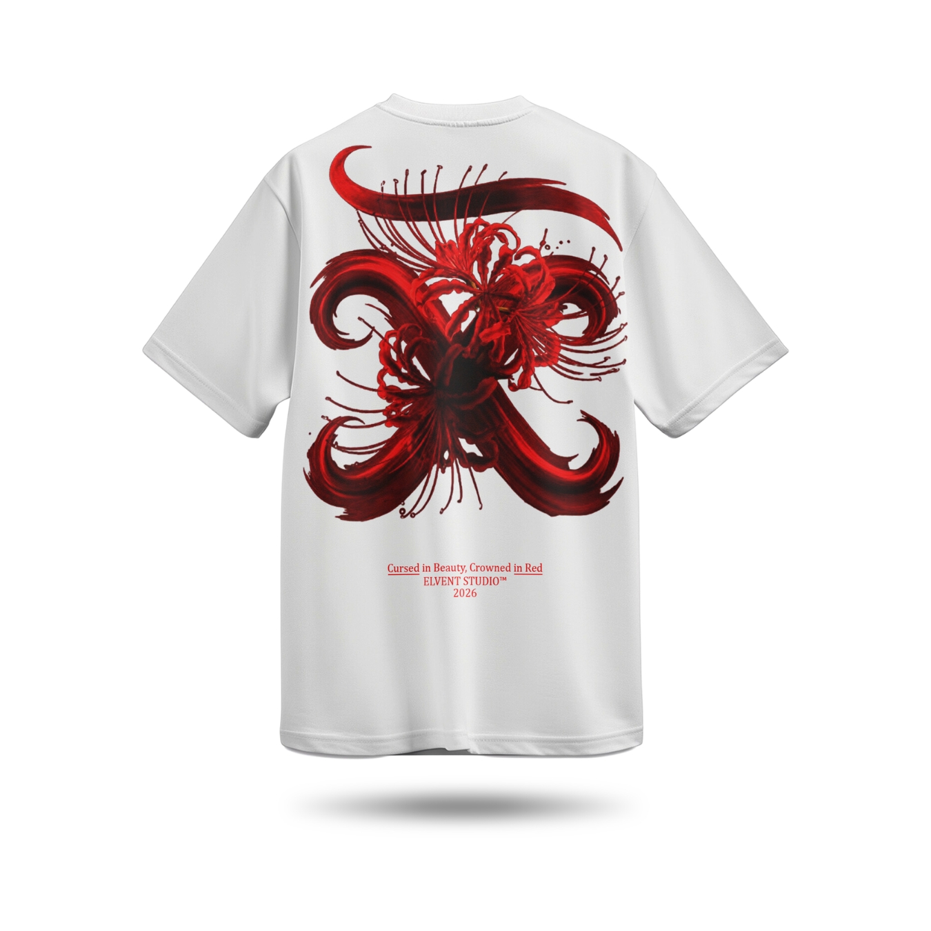 t shirt lily spider black