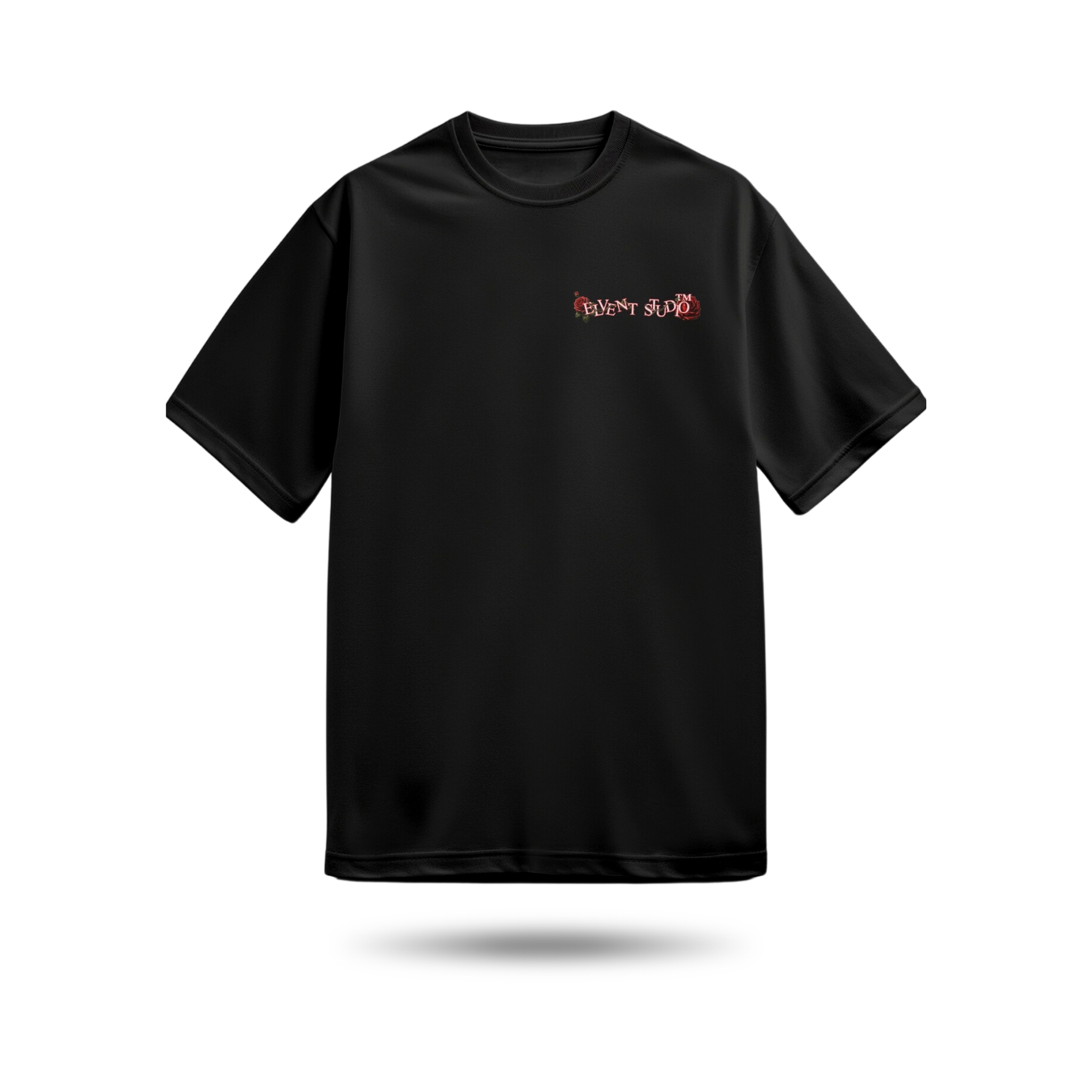 t shirt rose black