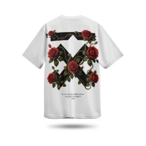 t shirt rose black